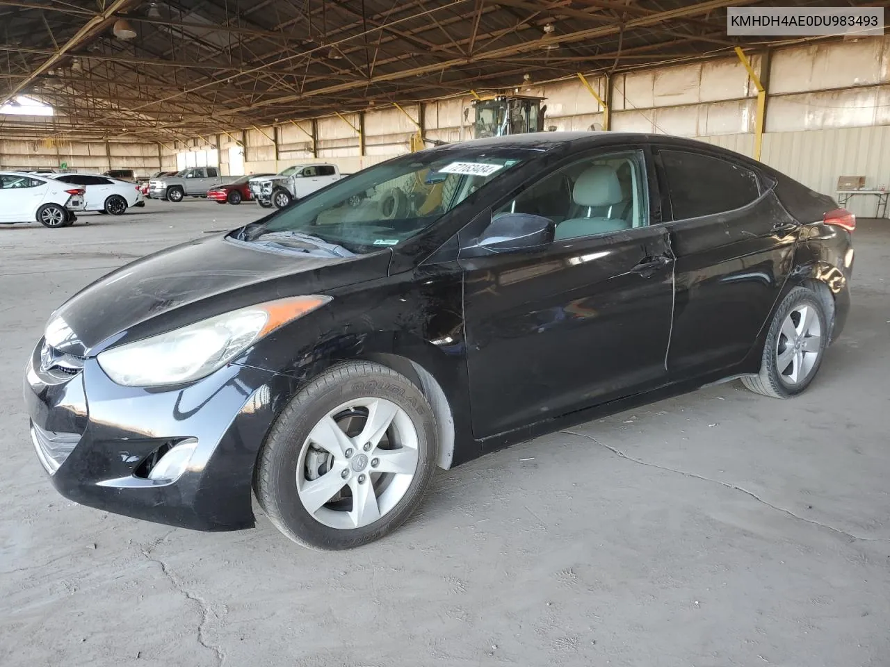 2013 Hyundai Elantra Gls VIN: KMHDH4AE0DU983493 Lot: 72163484