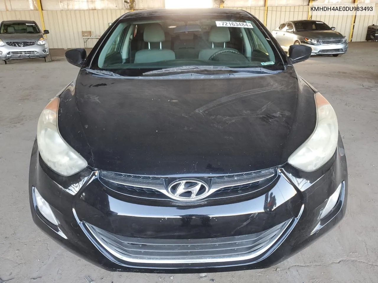 KMHDH4AE0DU983493 2013 Hyundai Elantra Gls