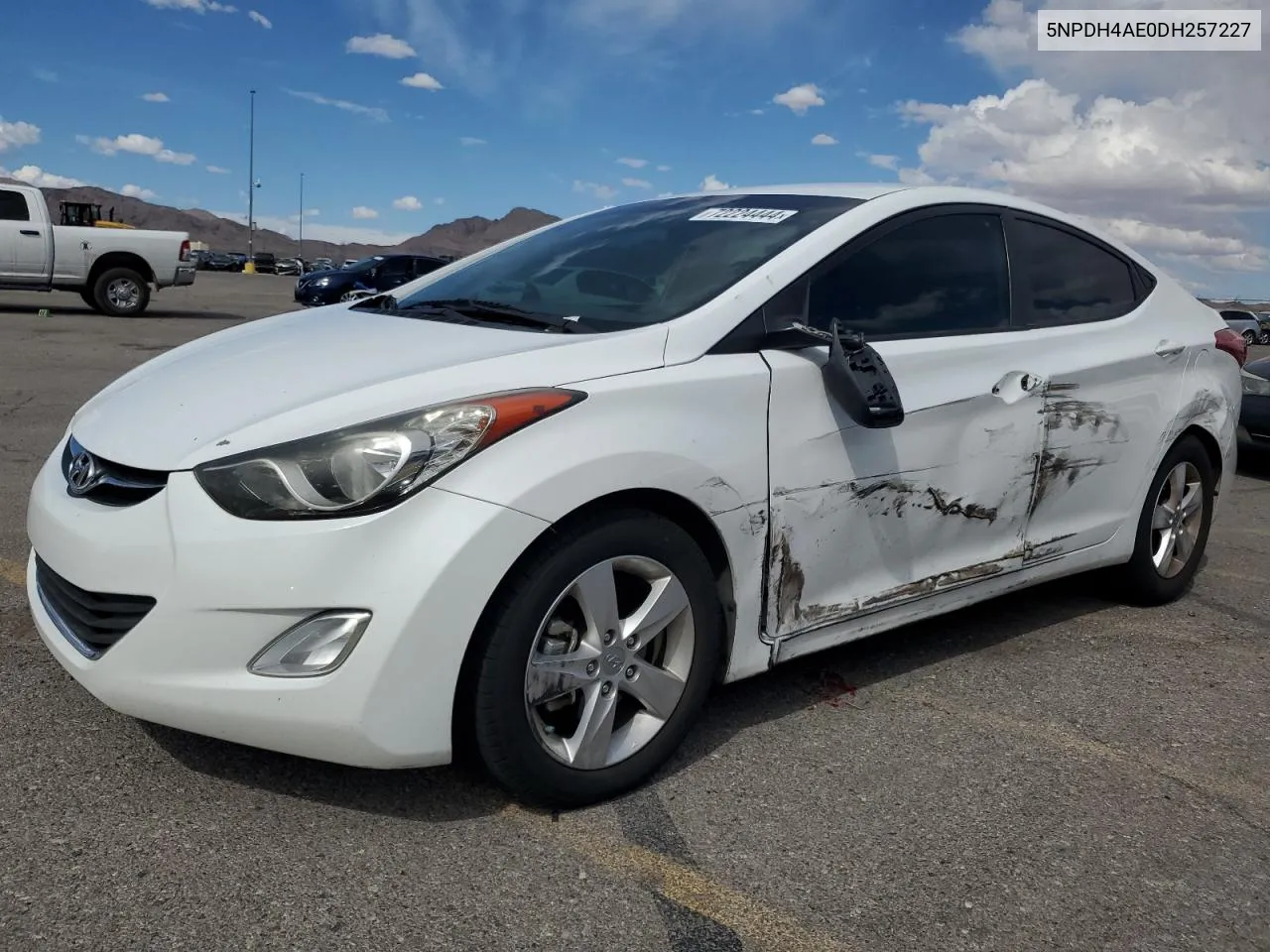 5NPDH4AE0DH257227 2013 Hyundai Elantra Gls