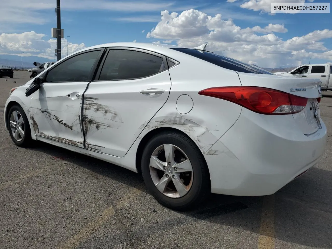 2013 Hyundai Elantra Gls VIN: 5NPDH4AE0DH257227 Lot: 72224444