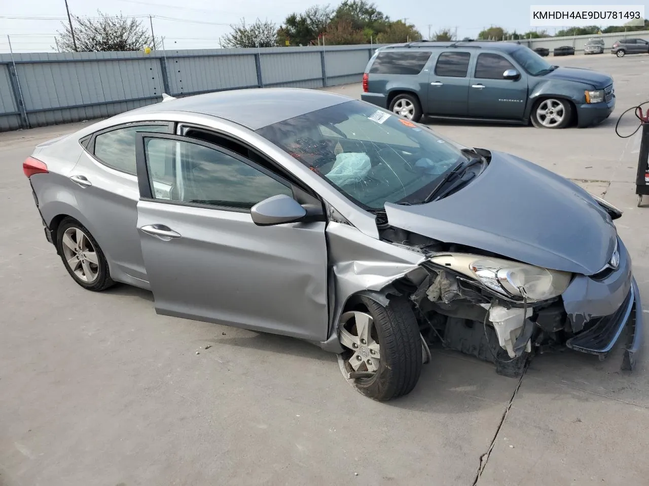 KMHDH4AE9DU781493 2013 Hyundai Elantra Gls