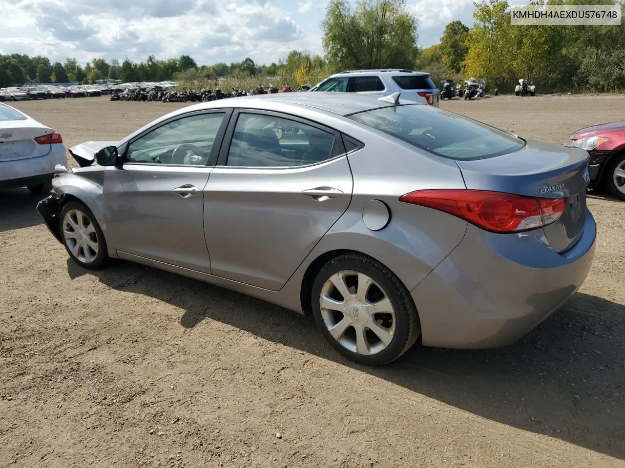 KMHDH4AEXDU576748 2013 Hyundai Elantra Gls