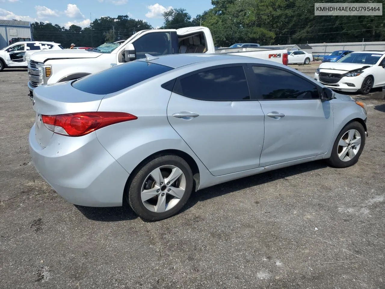 KMHDH4AE6DU795464 2013 Hyundai Elantra Gls