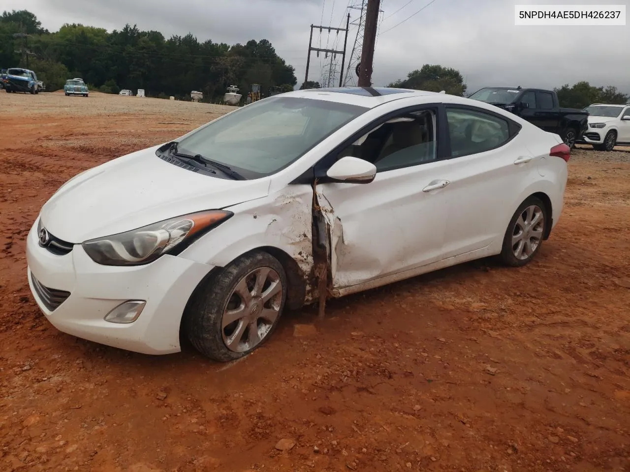 2013 Hyundai Elantra Gls VIN: 5NPDH4AE5DH426237 Lot: 72271714