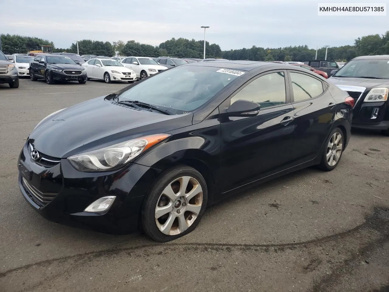 2013 Hyundai Elantra Gls VIN: KMHDH4AE8DU571385 Lot: 72318404