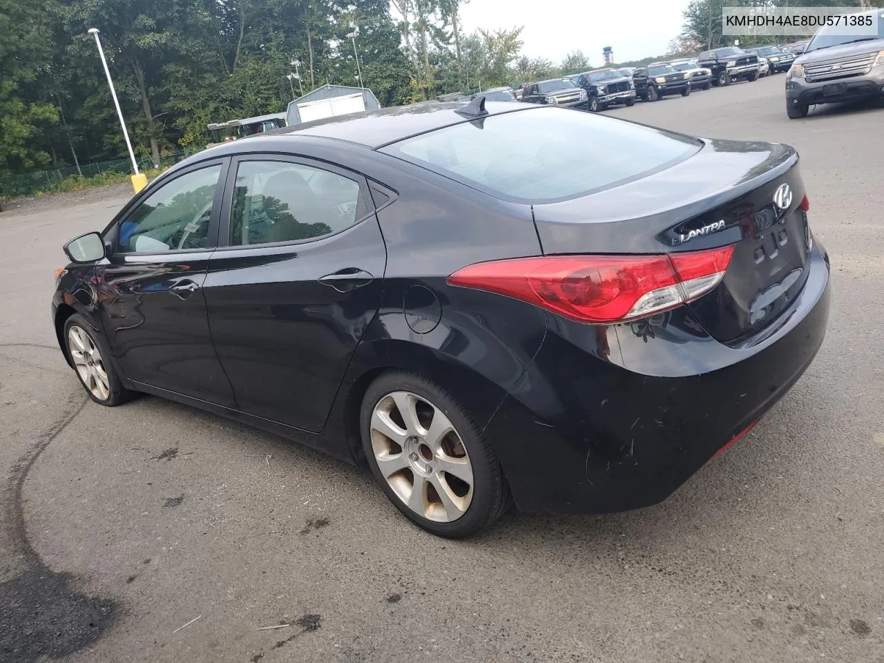 KMHDH4AE8DU571385 2013 Hyundai Elantra Gls