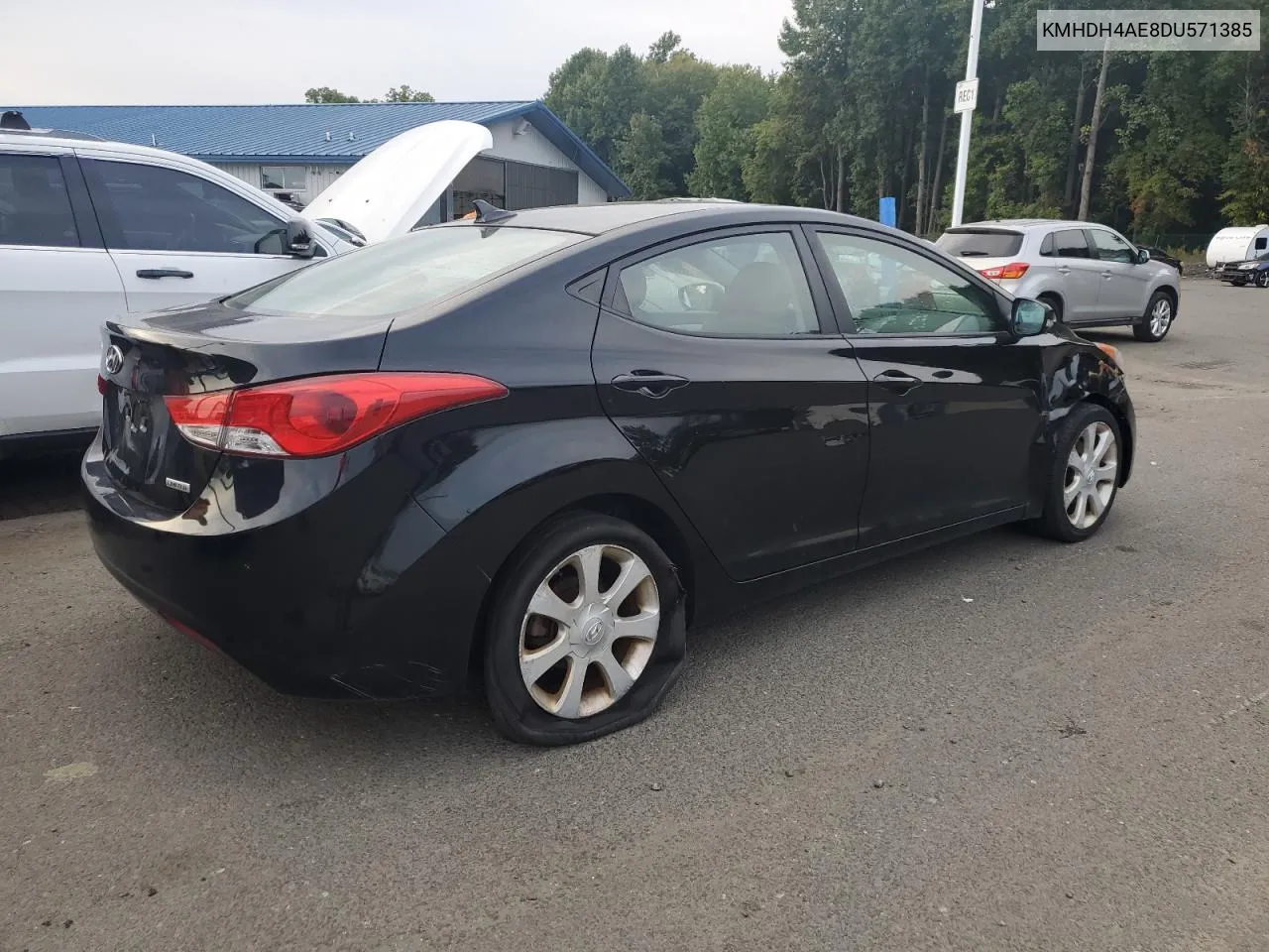 2013 Hyundai Elantra Gls VIN: KMHDH4AE8DU571385 Lot: 72318404