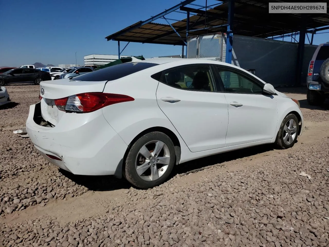 2013 Hyundai Elantra Gls VIN: 5NPDH4AE9DH289674 Lot: 72340344