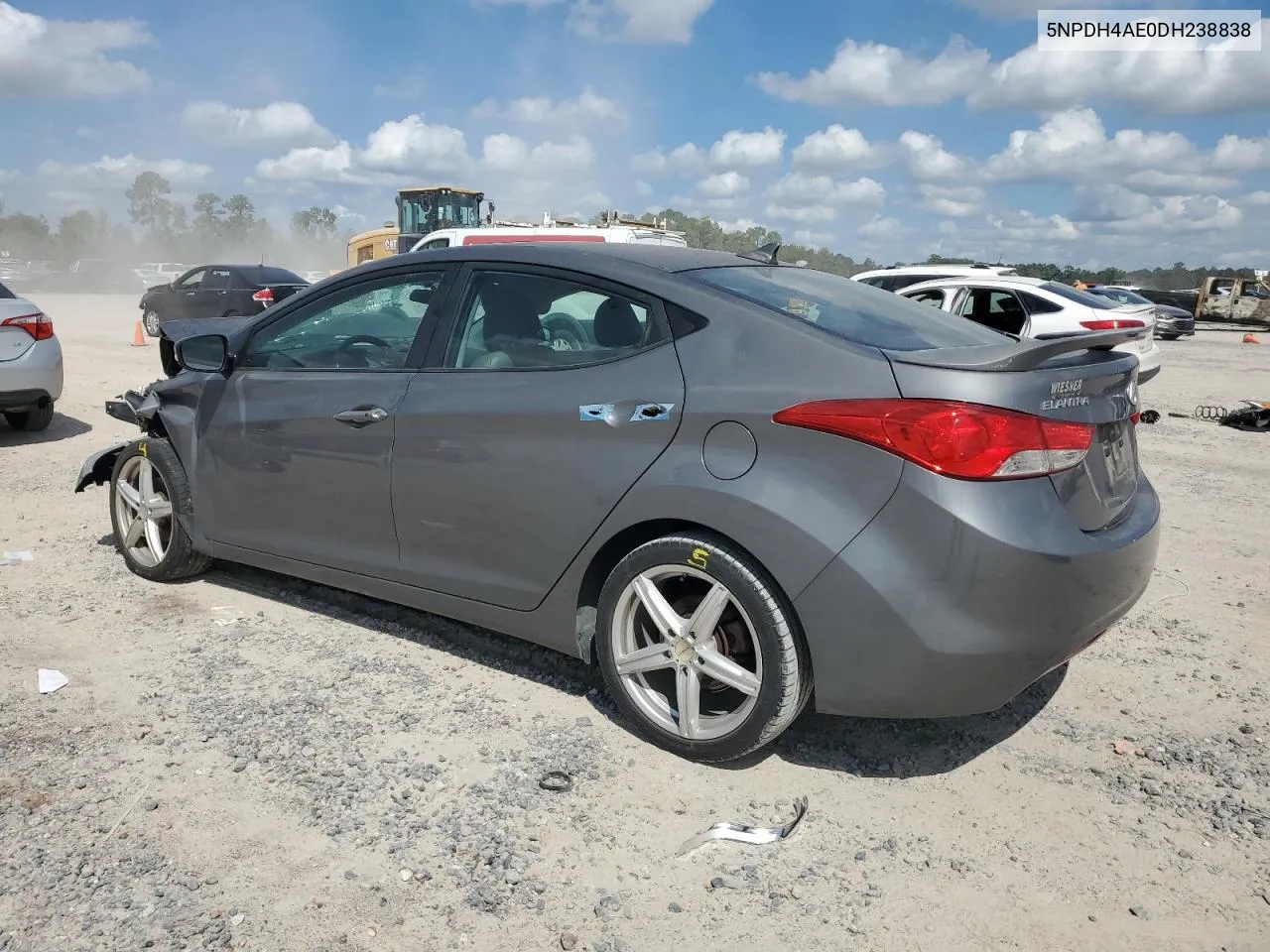 2013 Hyundai Elantra Gls VIN: 5NPDH4AE0DH238838 Lot: 72361504