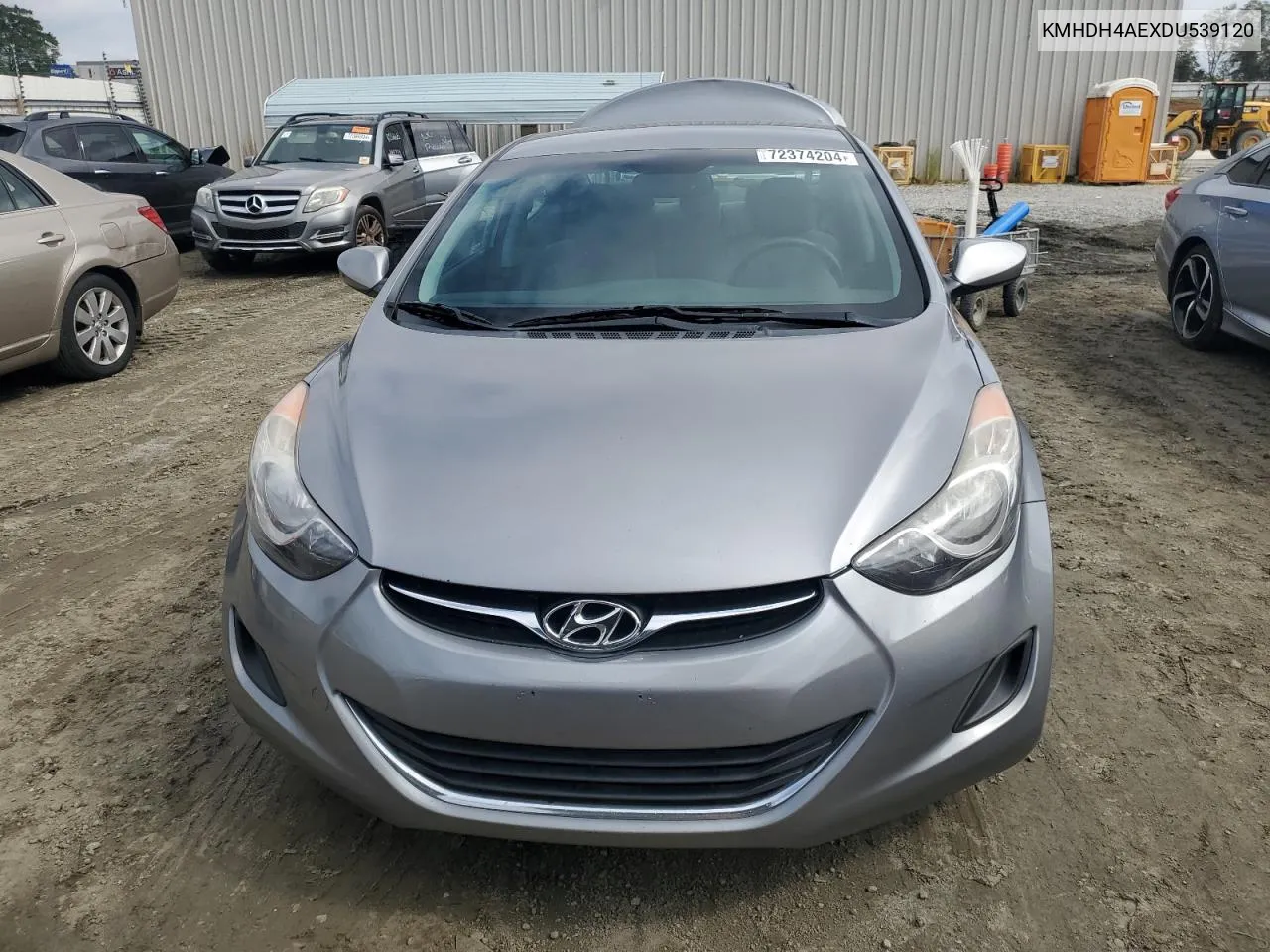 2013 Hyundai Elantra Gls VIN: KMHDH4AEXDU539120 Lot: 72374204