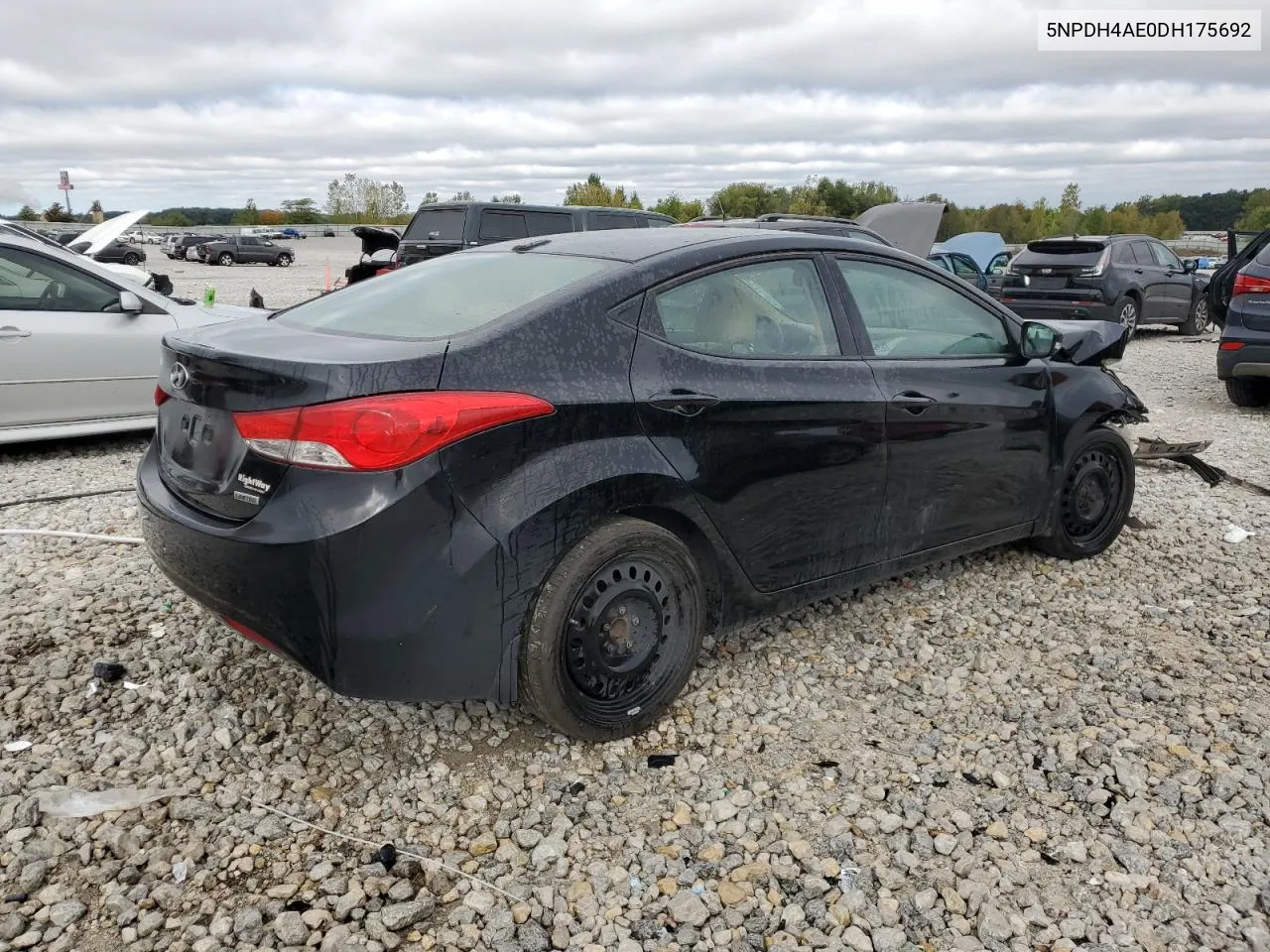 2013 Hyundai Elantra Gls VIN: 5NPDH4AE0DH175692 Lot: 72399104