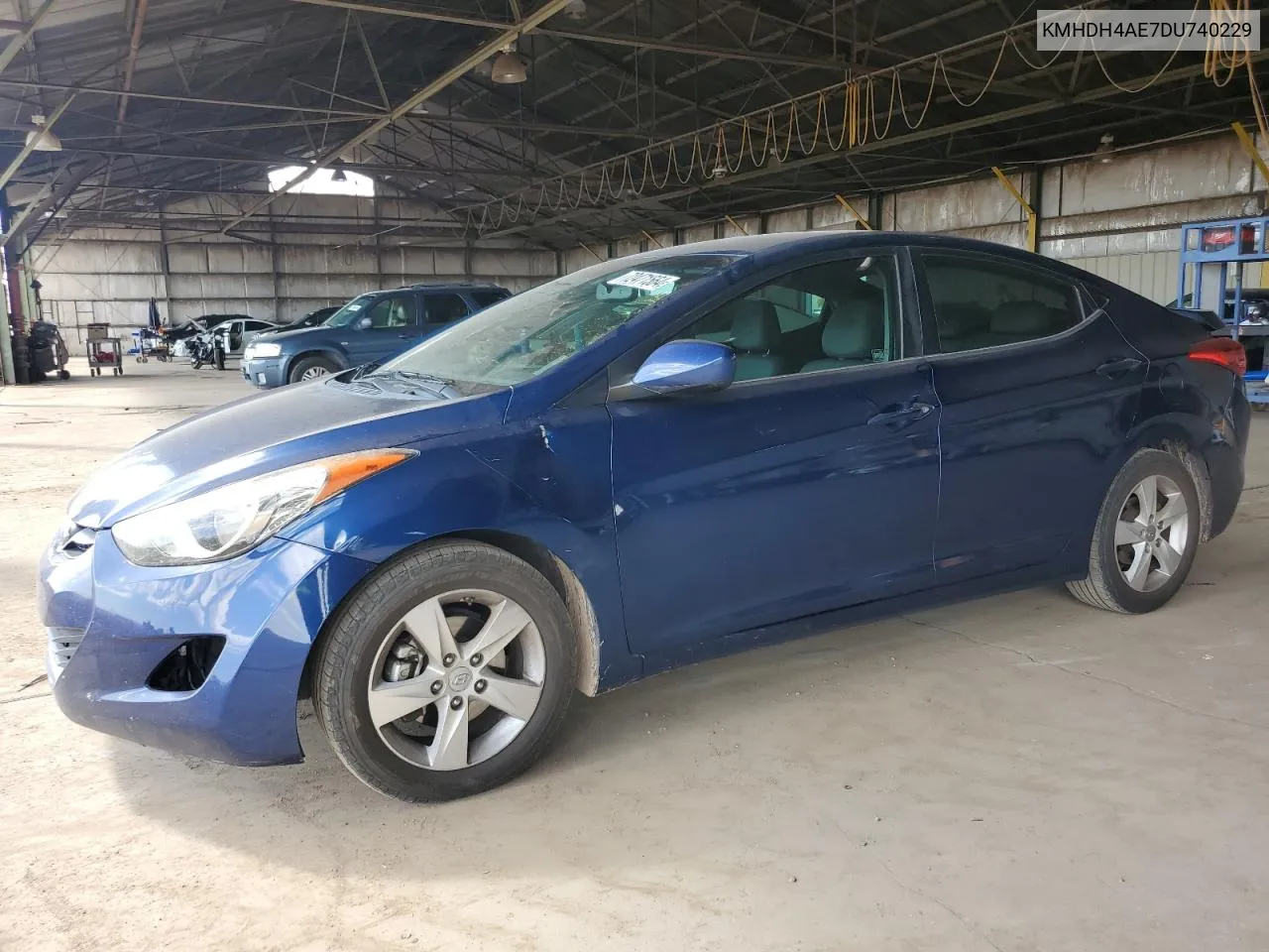 2013 Hyundai Elantra Gls VIN: KMHDH4AE7DU740229 Lot: 72471564