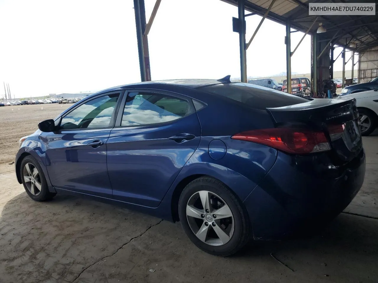 2013 Hyundai Elantra Gls VIN: KMHDH4AE7DU740229 Lot: 72471564