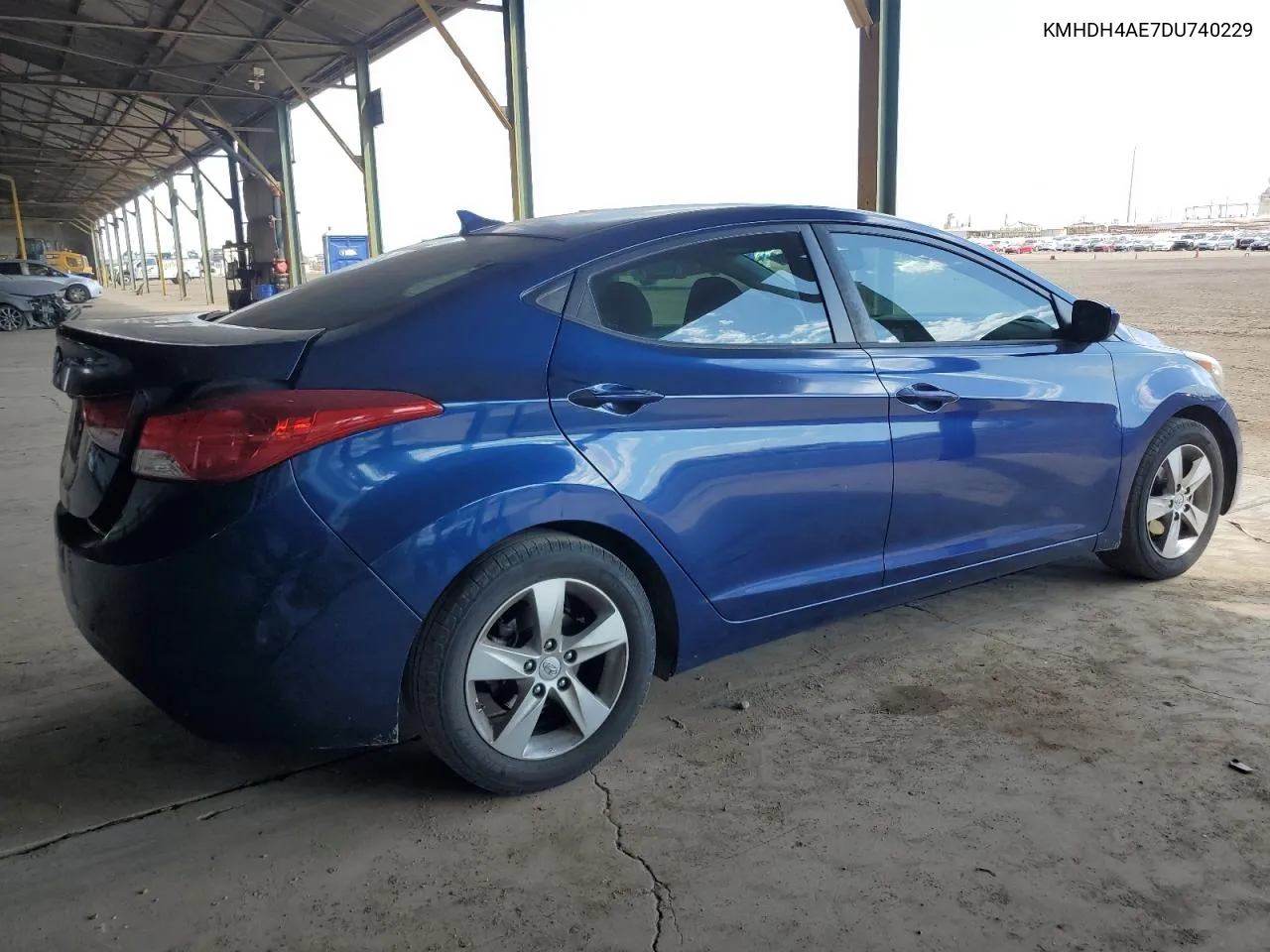 KMHDH4AE7DU740229 2013 Hyundai Elantra Gls