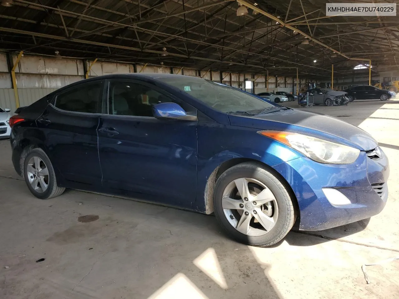 2013 Hyundai Elantra Gls VIN: KMHDH4AE7DU740229 Lot: 72471564