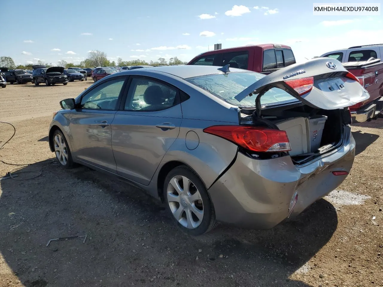 2013 Hyundai Elantra Gls VIN: KMHDH4AEXDU974008 Lot: 72510534