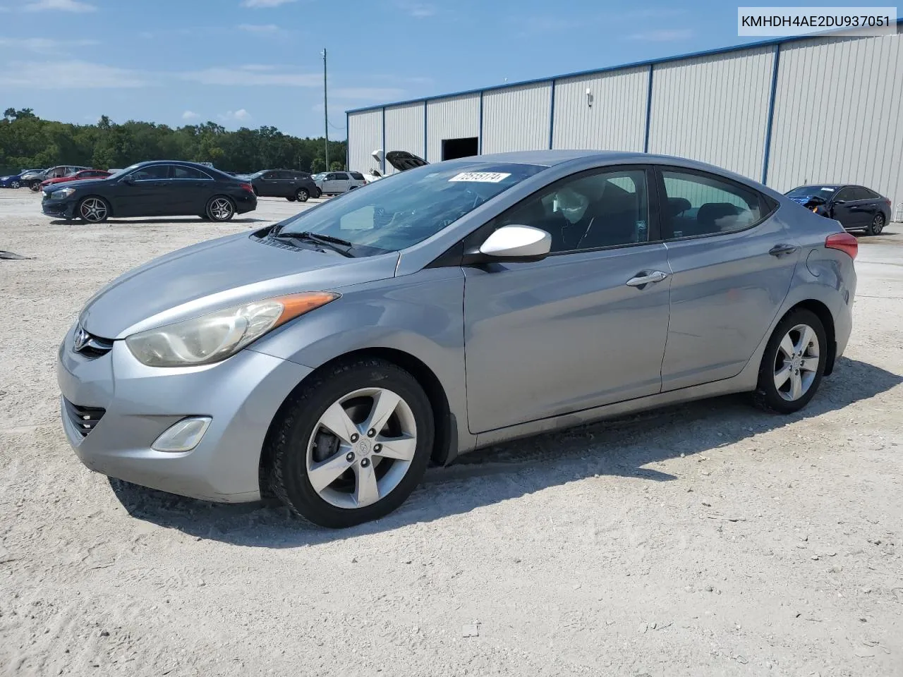 2013 Hyundai Elantra Gls VIN: KMHDH4AE2DU937051 Lot: 72515174