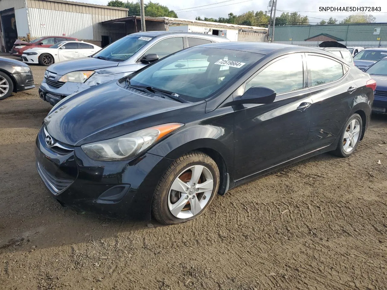 2013 Hyundai Elantra Gls VIN: 5NPDH4AE5DH372843 Lot: 72519664