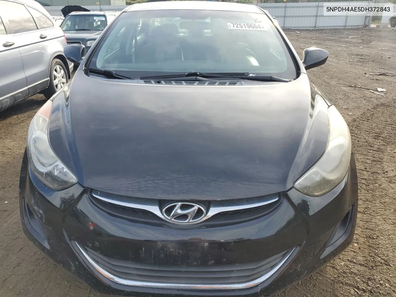 2013 Hyundai Elantra Gls VIN: 5NPDH4AE5DH372843 Lot: 72519664