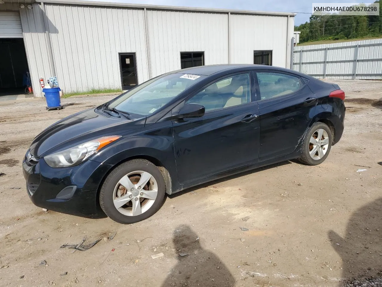 2013 Hyundai Elantra Gls VIN: KMHDH4AE0DU678298 Lot: 72549414