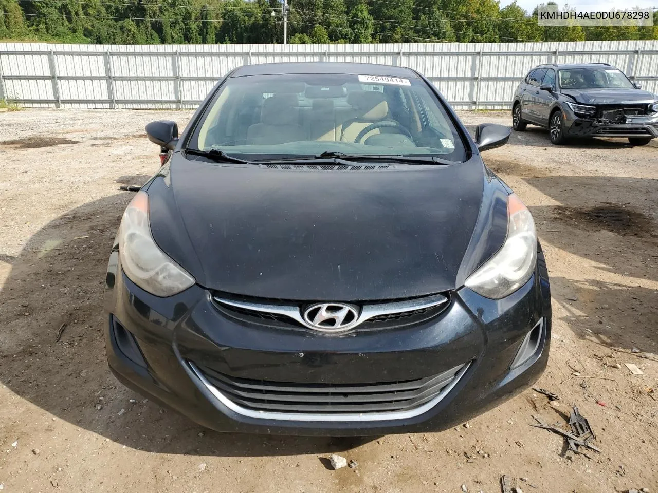 2013 Hyundai Elantra Gls VIN: KMHDH4AE0DU678298 Lot: 72549414