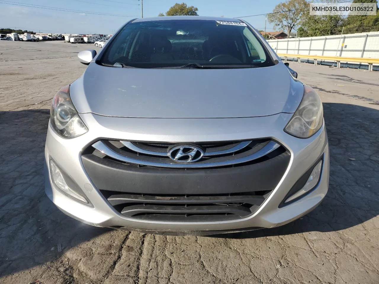 2013 Hyundai Elantra Gt VIN: KMHD35LE3DU106322 Lot: 72588104