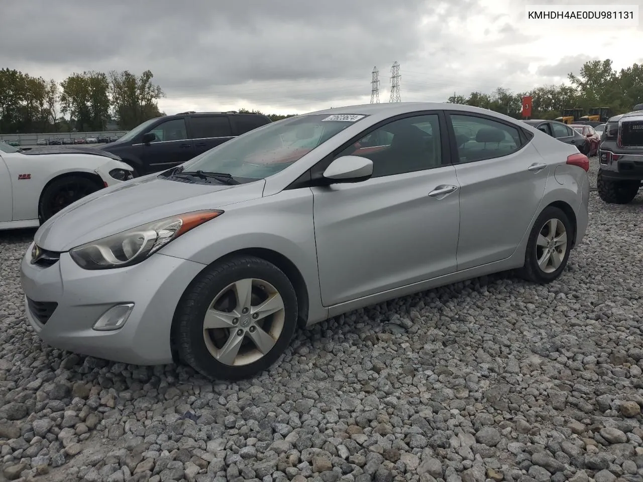 2013 Hyundai Elantra Gls VIN: KMHDH4AE0DU981131 Lot: 72623624