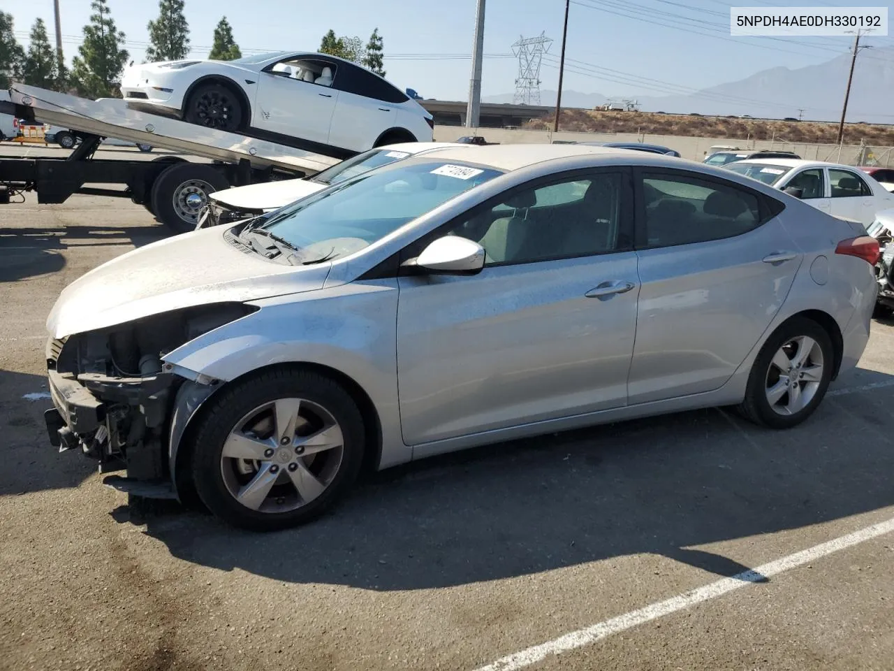 2013 Hyundai Elantra Gls VIN: 5NPDH4AE0DH330192 Lot: 72741894