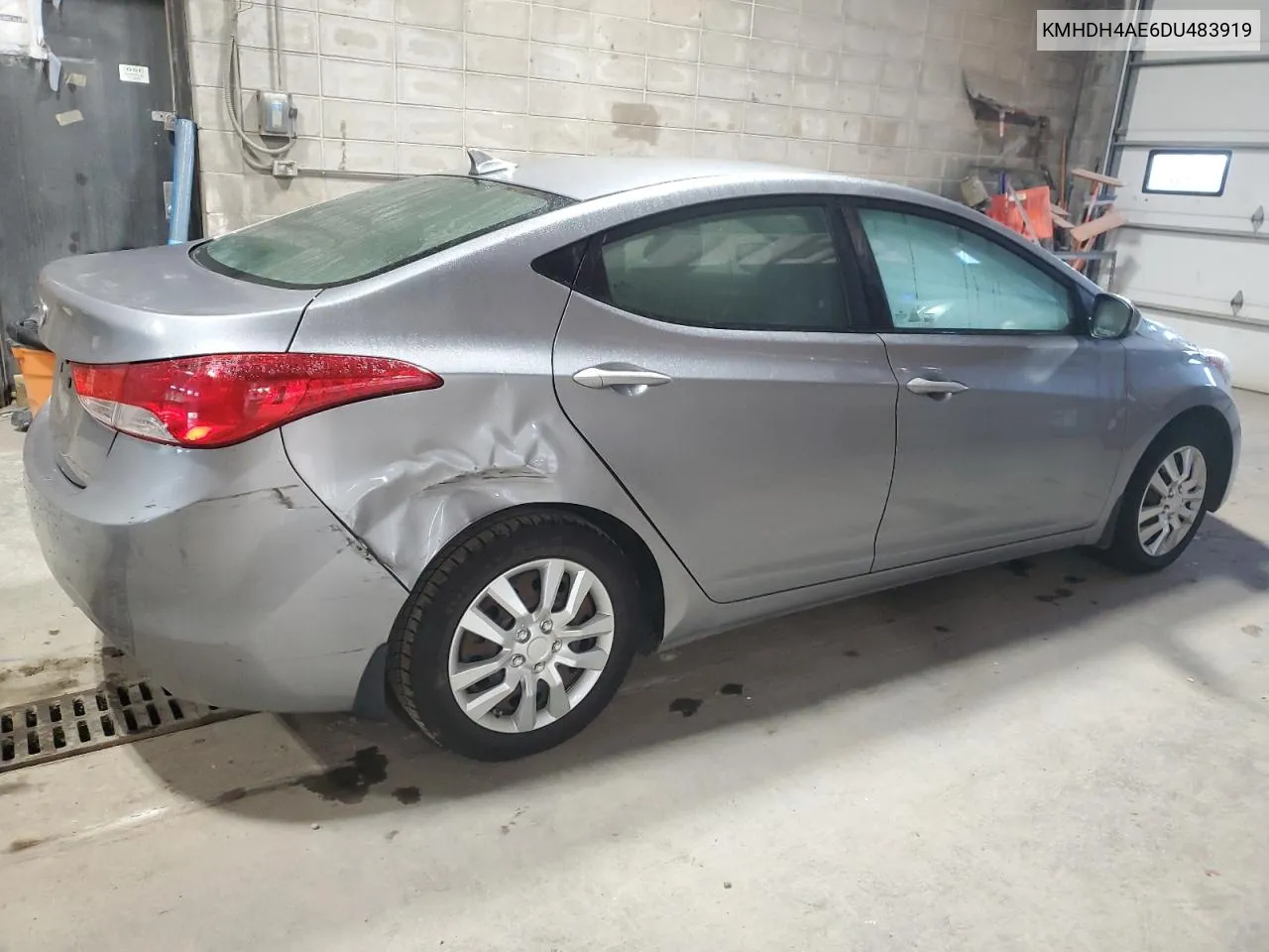 2013 Hyundai Elantra Gls VIN: KMHDH4AE6DU483919 Lot: 72744264