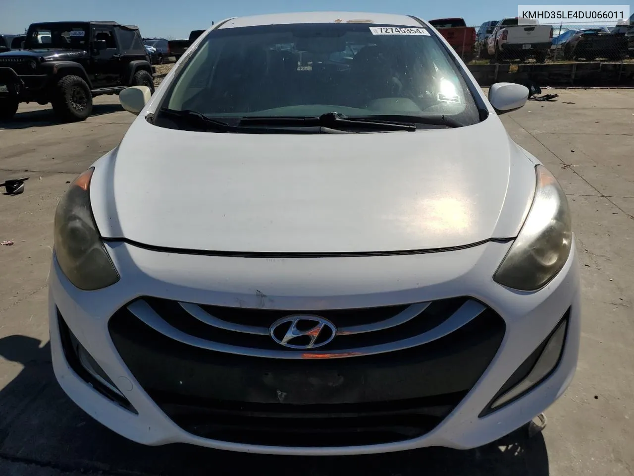 2013 Hyundai Elantra Gt VIN: KMHD35LE4DU066011 Lot: 72745354