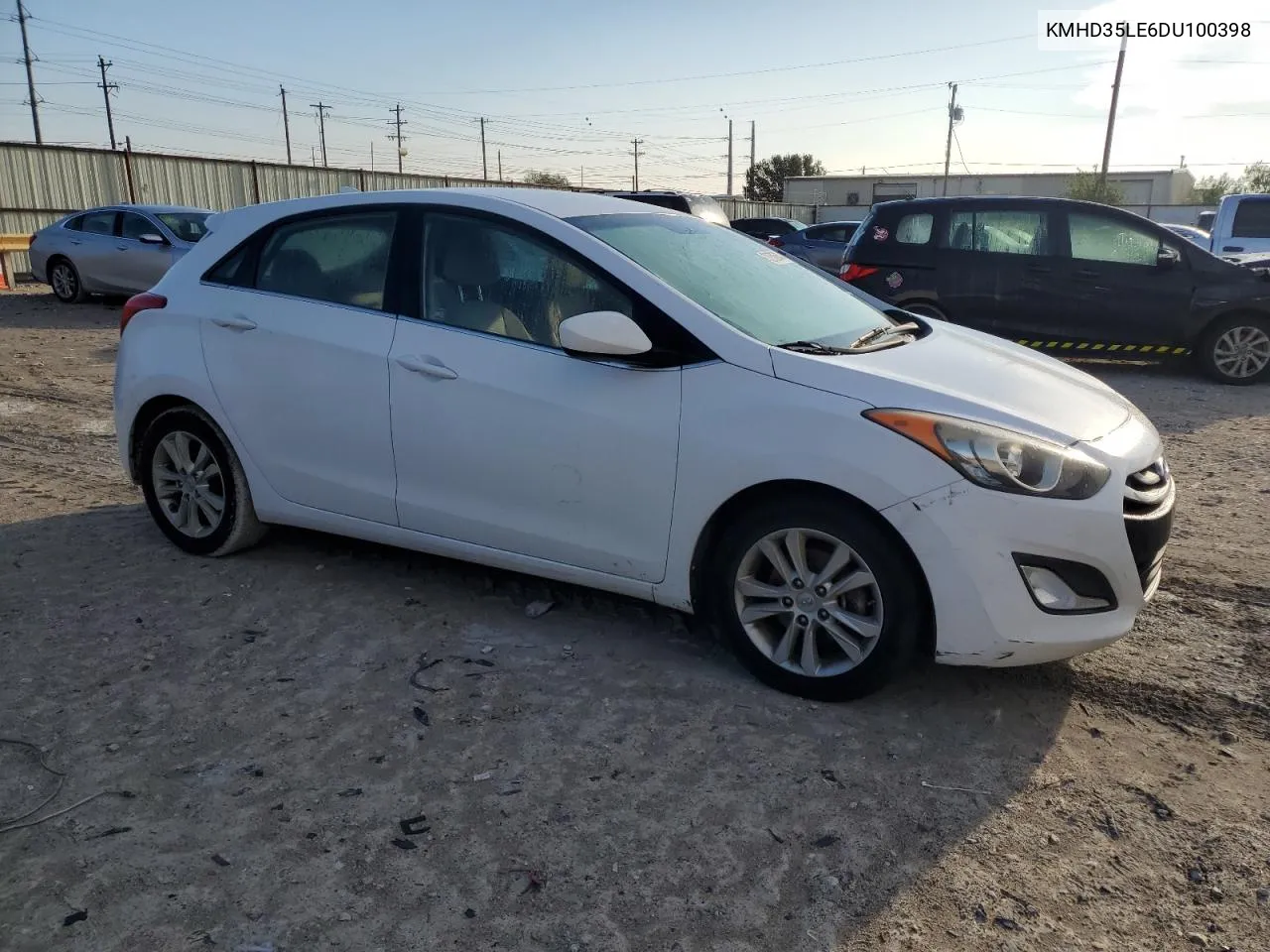 2013 Hyundai Elantra Gt VIN: KMHD35LE6DU100398 Lot: 72752664