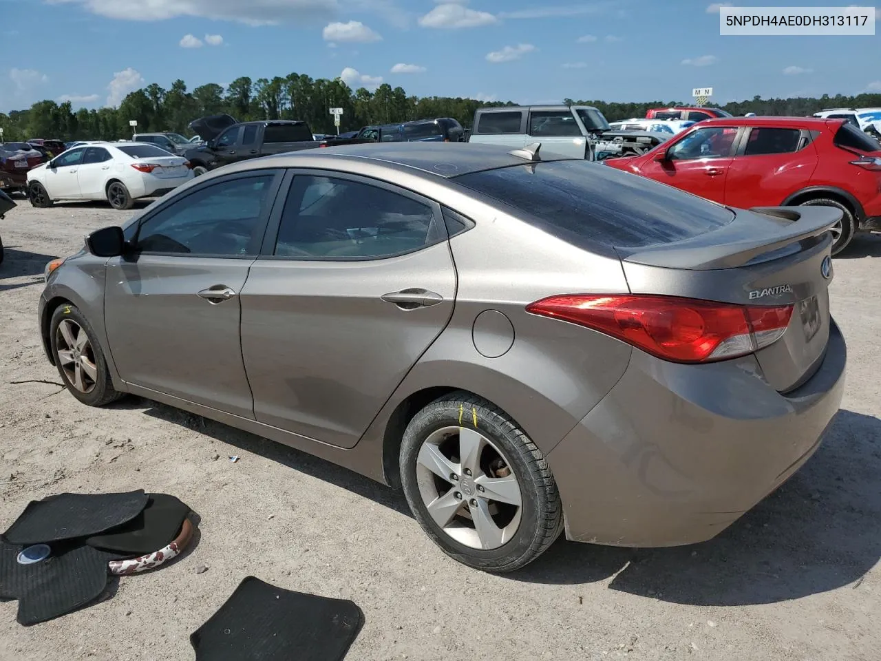 2013 Hyundai Elantra Gls VIN: 5NPDH4AE0DH313117 Lot: 72835414