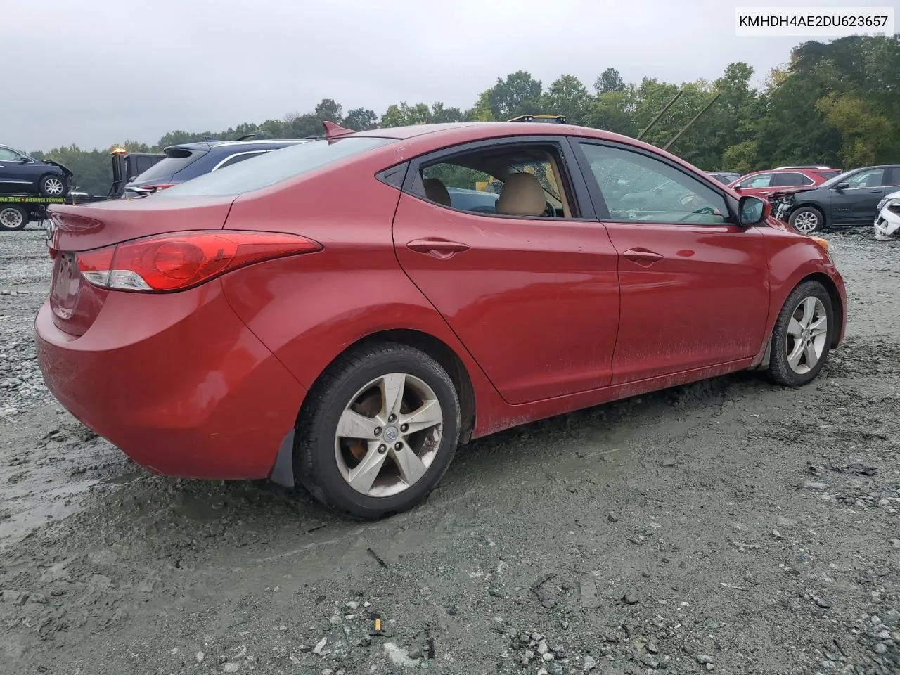 2013 Hyundai Elantra Gls VIN: KMHDH4AE2DU623657 Lot: 72891414