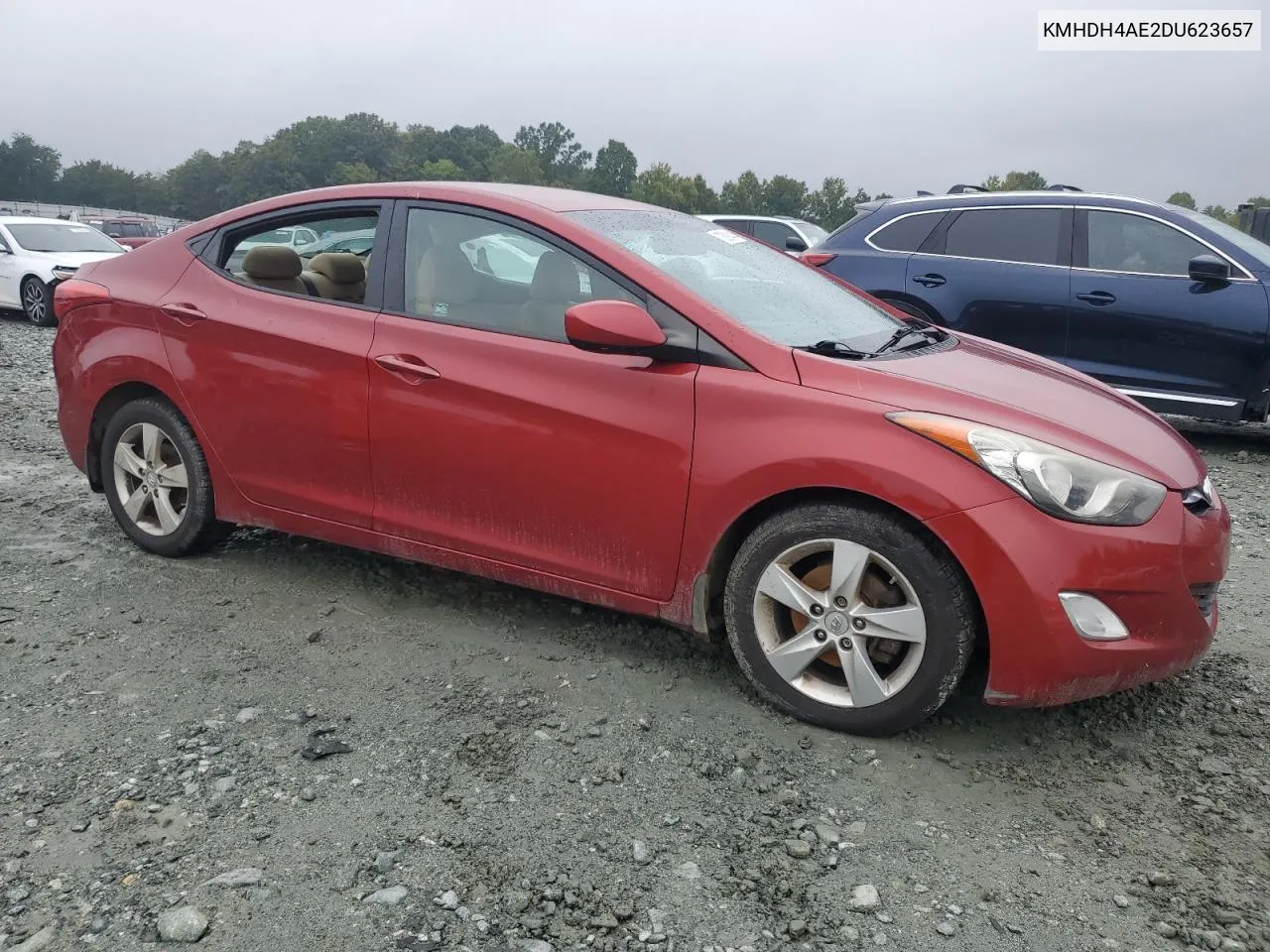 2013 Hyundai Elantra Gls VIN: KMHDH4AE2DU623657 Lot: 72891414