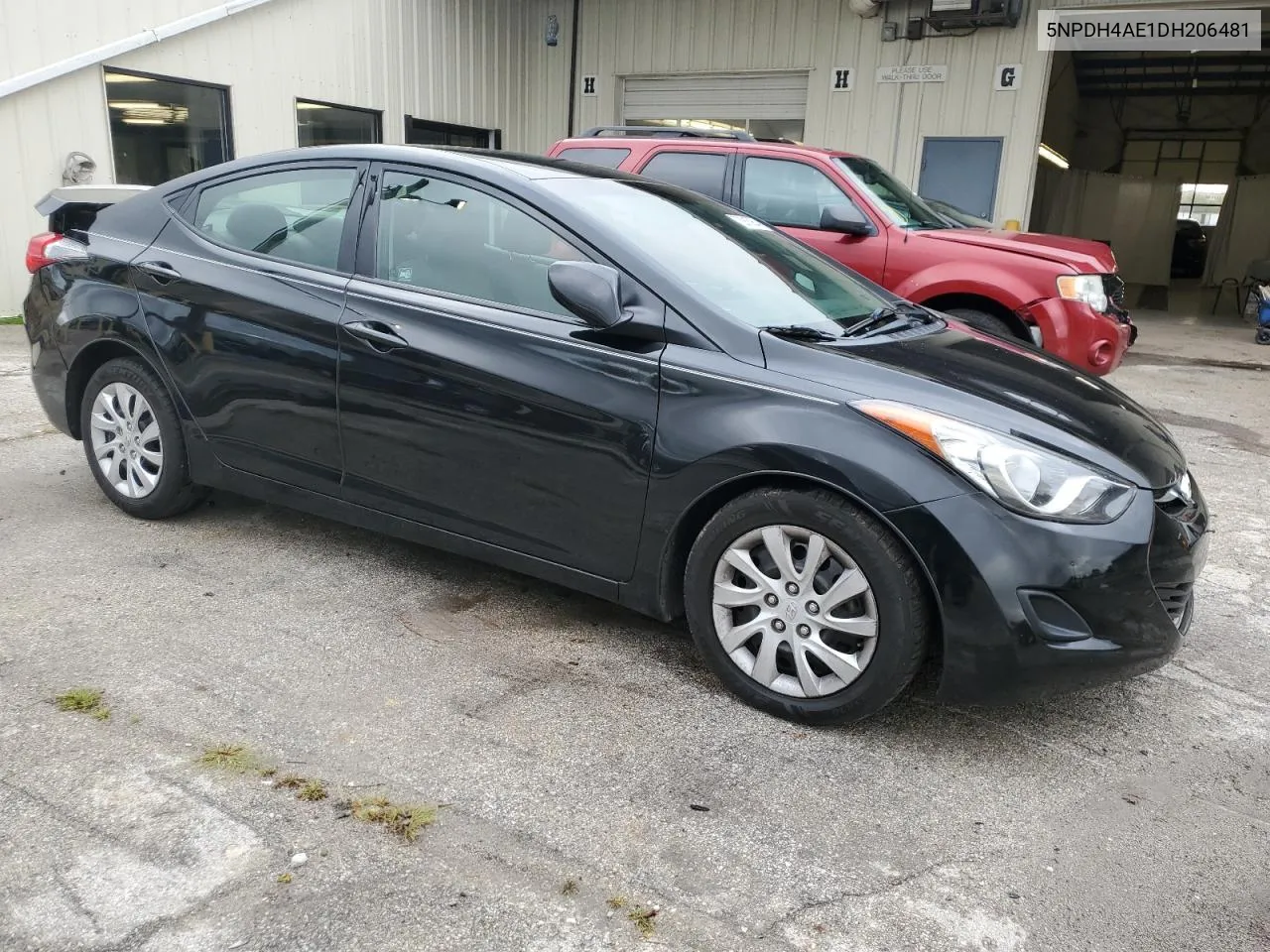 2013 Hyundai Elantra Gls VIN: 5NPDH4AE1DH206481 Lot: 72915954