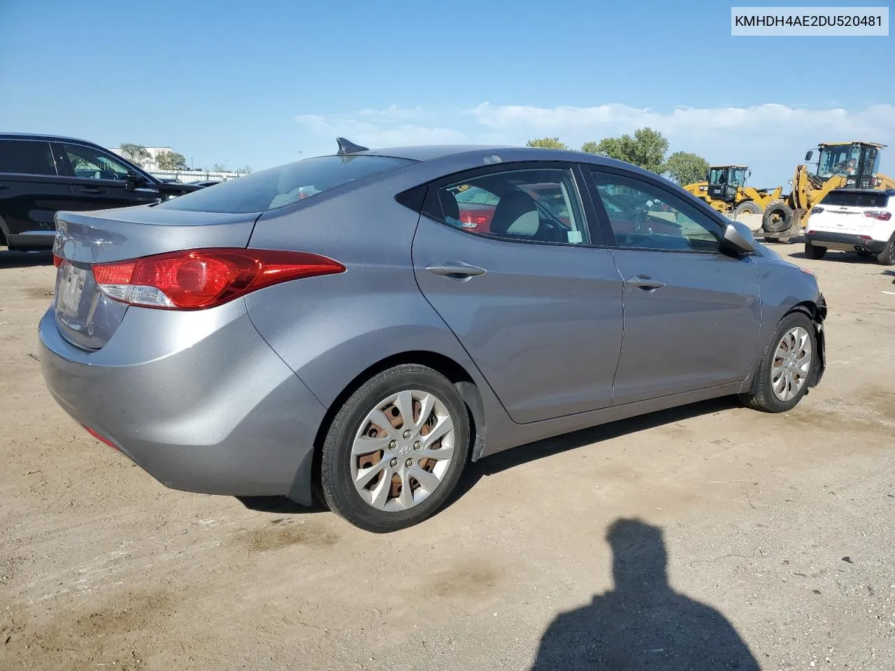 KMHDH4AE2DU520481 2013 Hyundai Elantra Gls