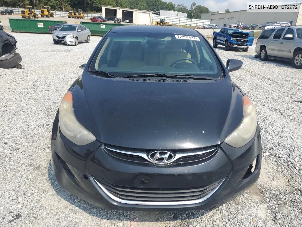 2013 Hyundai Elantra Gls VIN: 5NPDH4AE9DH272972 Lot: 72957424