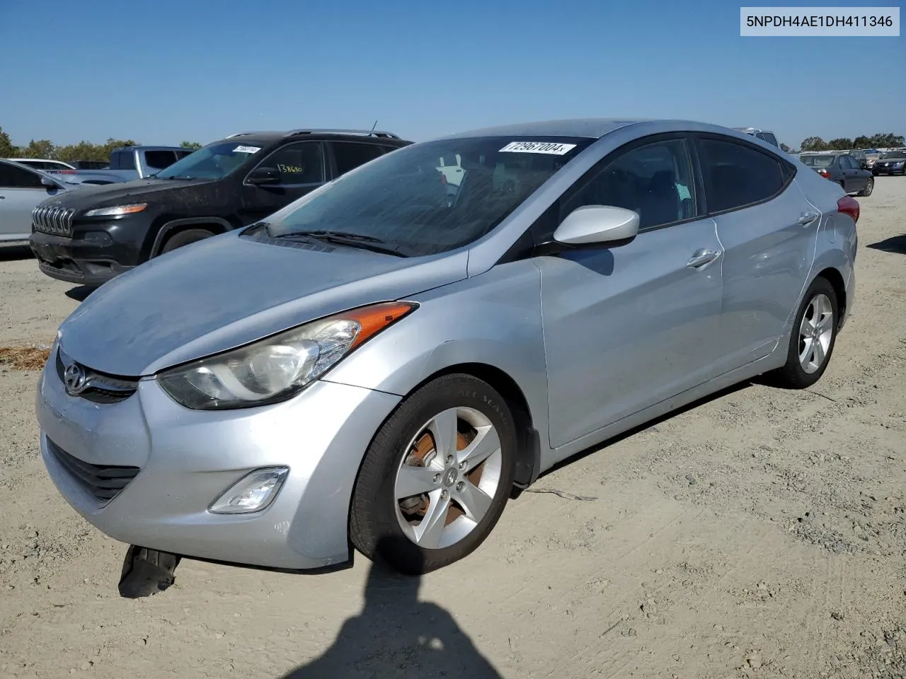 5NPDH4AE1DH411346 2013 Hyundai Elantra Gls