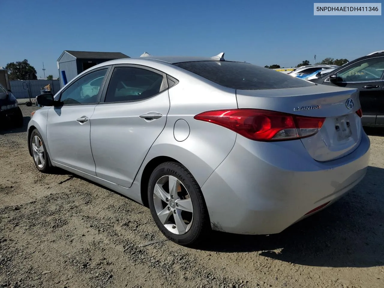 2013 Hyundai Elantra Gls VIN: 5NPDH4AE1DH411346 Lot: 72967004