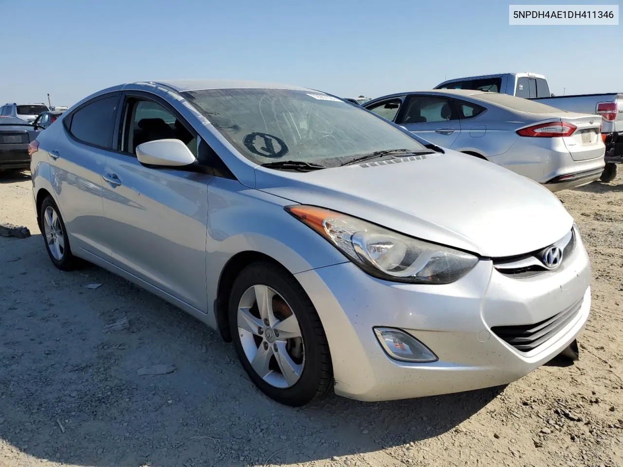 2013 Hyundai Elantra Gls VIN: 5NPDH4AE1DH411346 Lot: 72967004