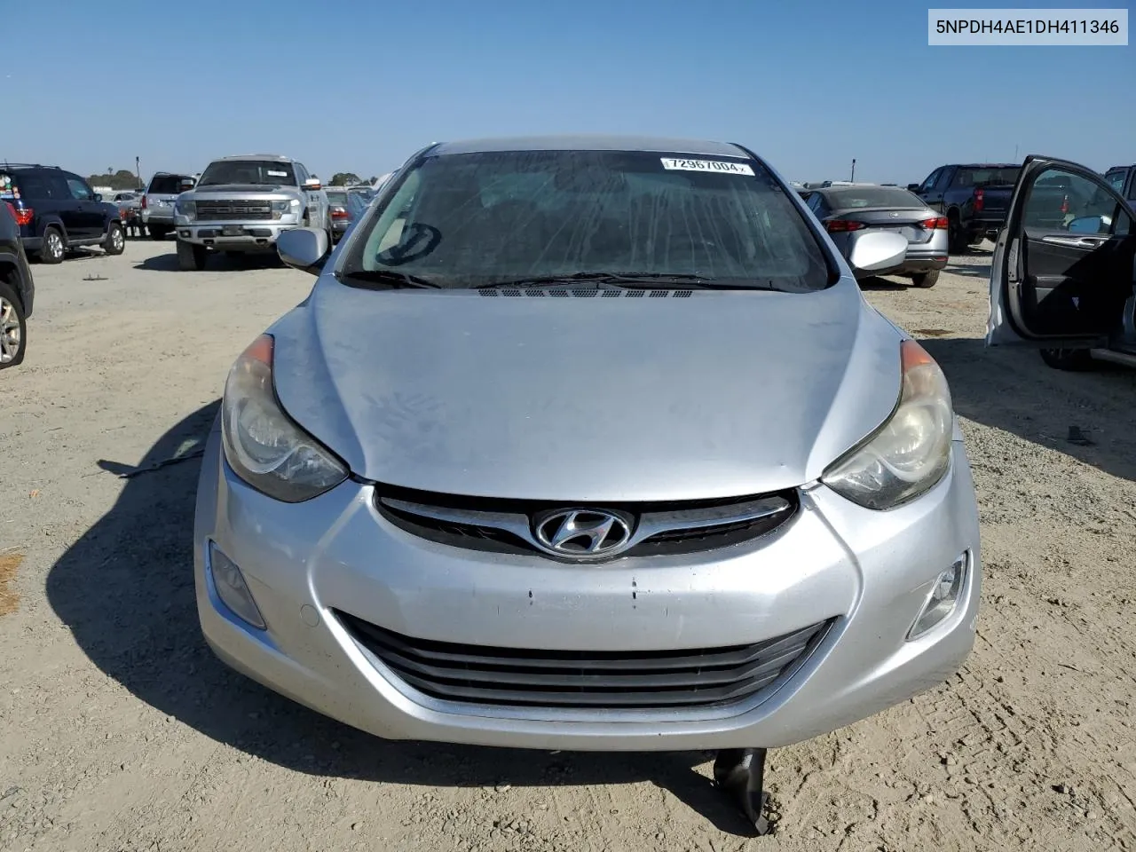 2013 Hyundai Elantra Gls VIN: 5NPDH4AE1DH411346 Lot: 72967004