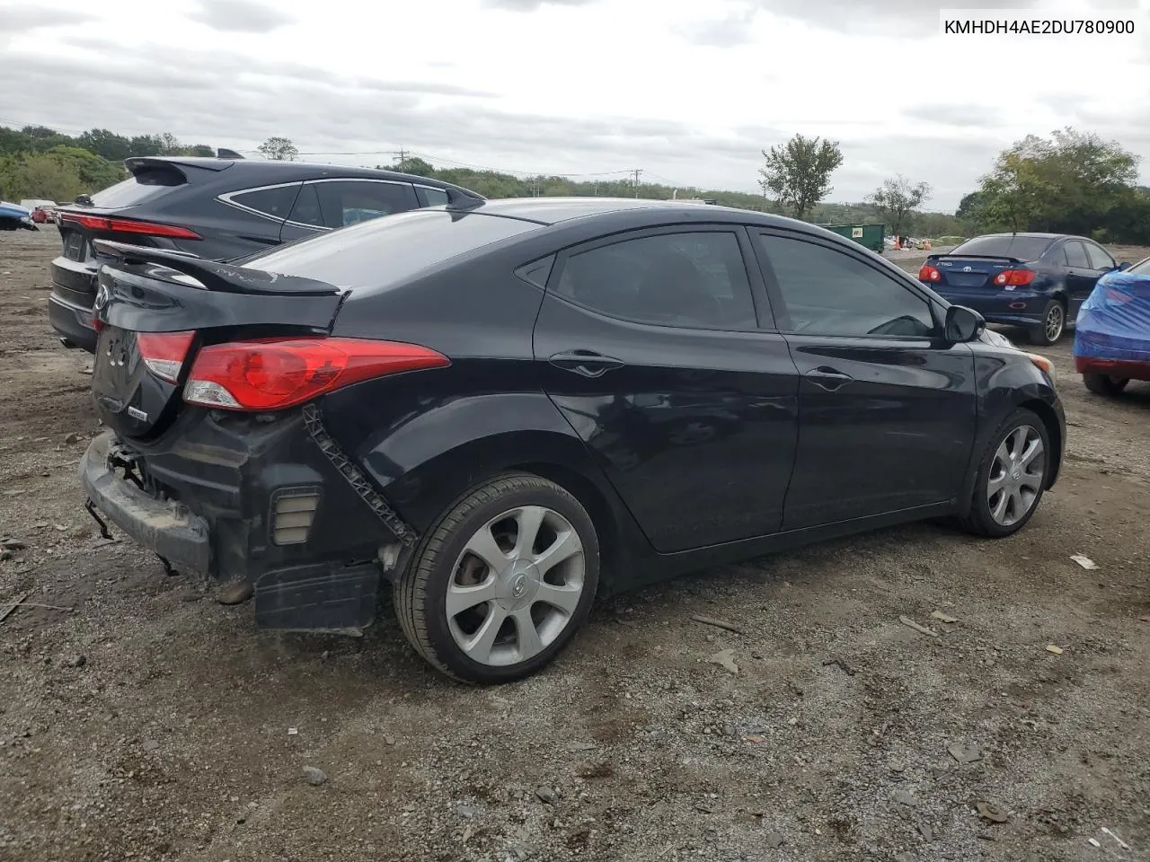 2013 Hyundai Elantra Gls VIN: KMHDH4AE2DU780900 Lot: 72975964