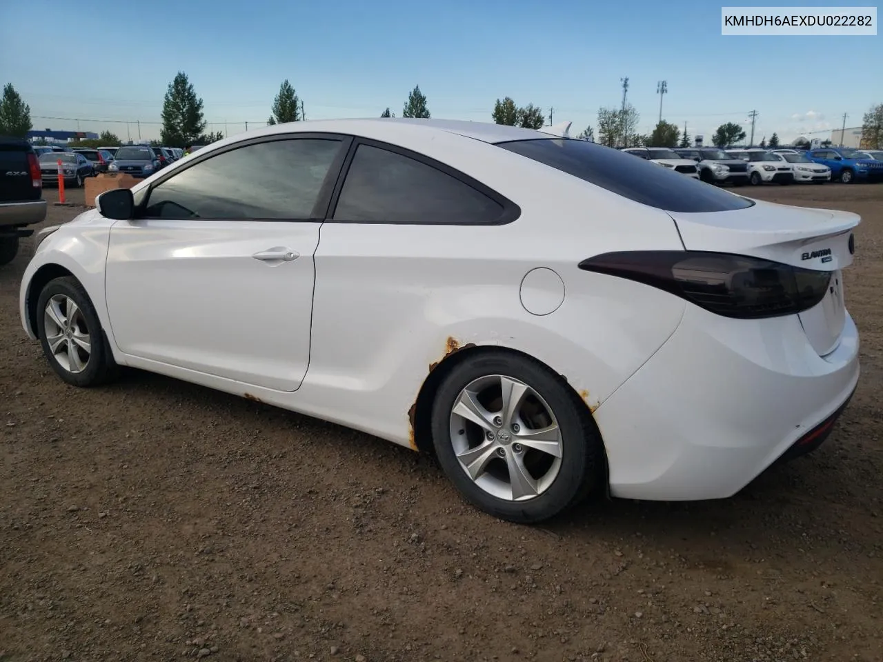 KMHDH6AEXDU022282 2013 Hyundai Elantra Coupe Gs