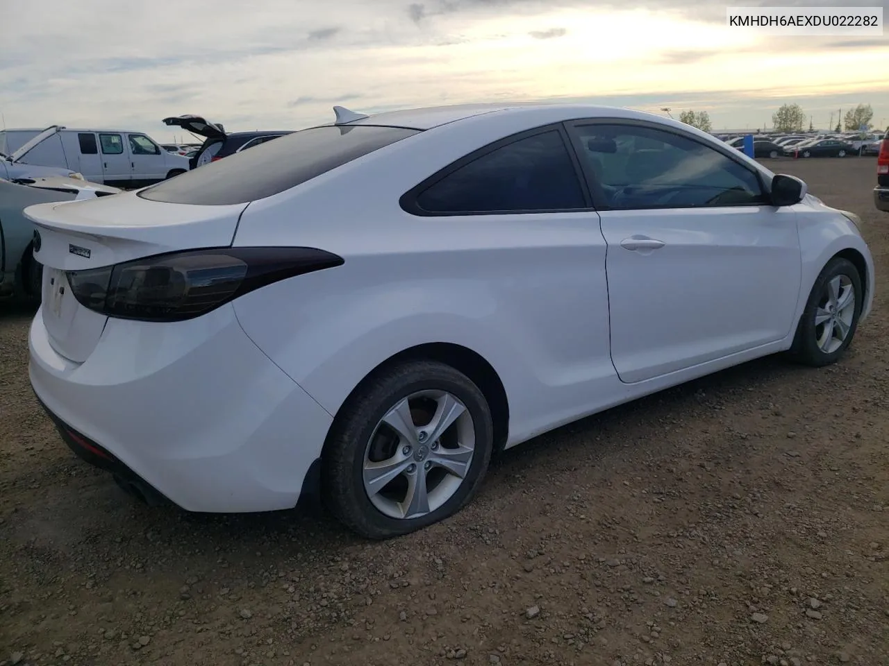 KMHDH6AEXDU022282 2013 Hyundai Elantra Coupe Gs