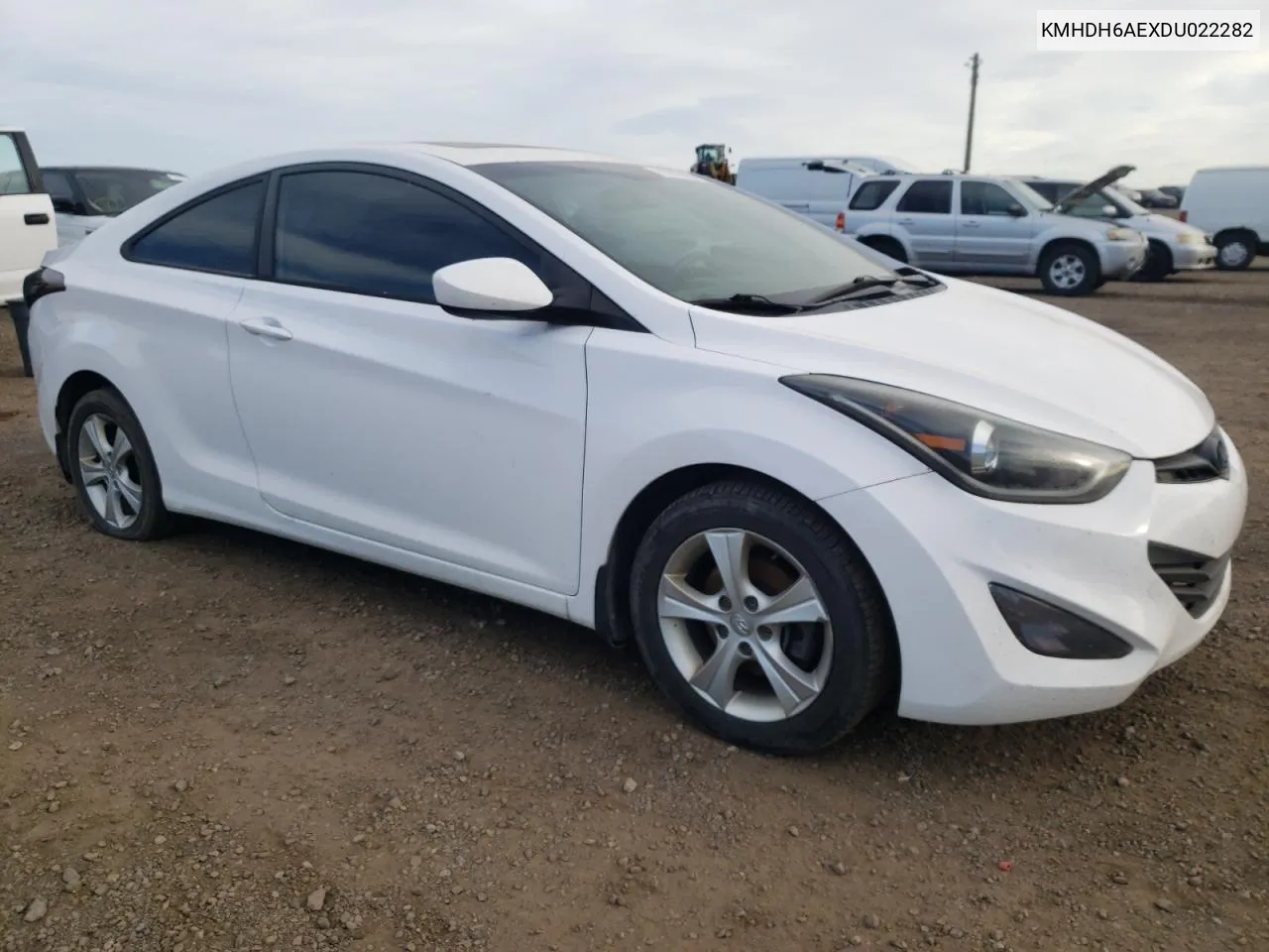 KMHDH6AEXDU022282 2013 Hyundai Elantra Coupe Gs