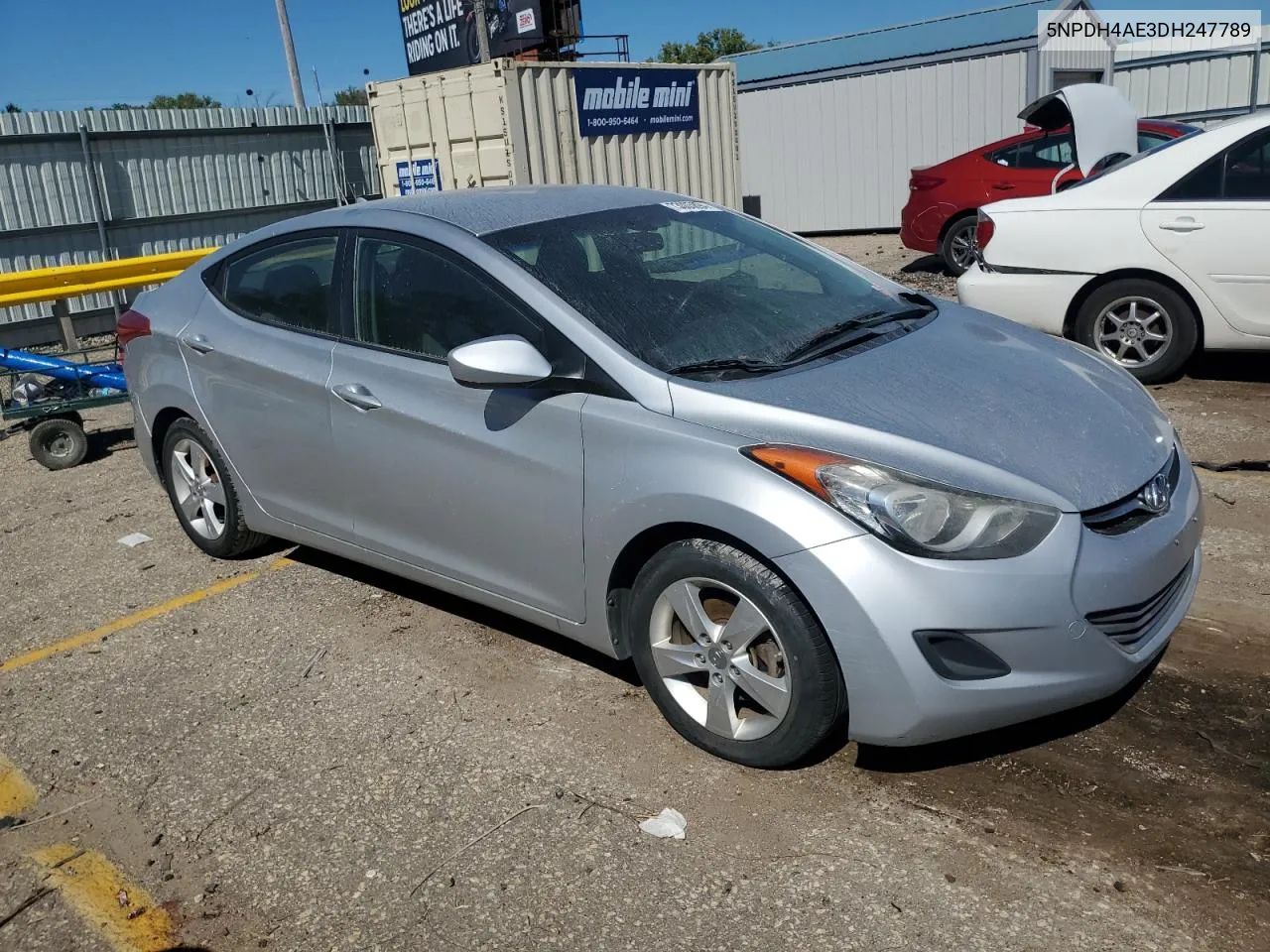 2013 Hyundai Elantra Gls VIN: 5NPDH4AE3DH247789 Lot: 73005894