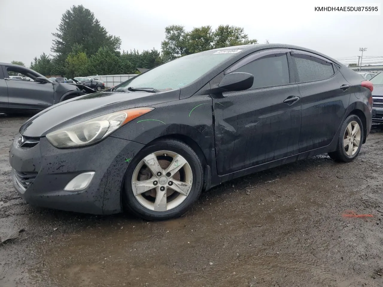 2013 Hyundai Elantra Gls VIN: KMHDH4AE5DU875595 Lot: 73141094