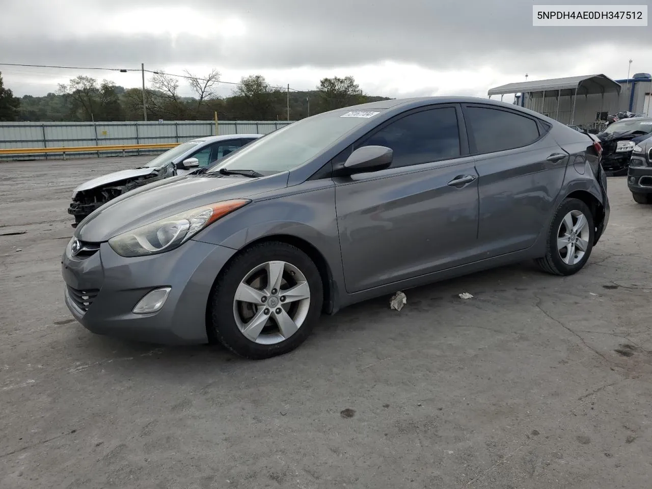 2013 Hyundai Elantra Gls VIN: 5NPDH4AE0DH347512 Lot: 73167704