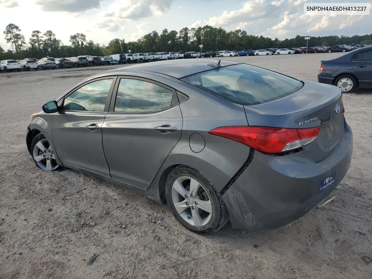 2013 Hyundai Elantra Gls VIN: 5NPDH4AE6DH413237 Lot: 73171034