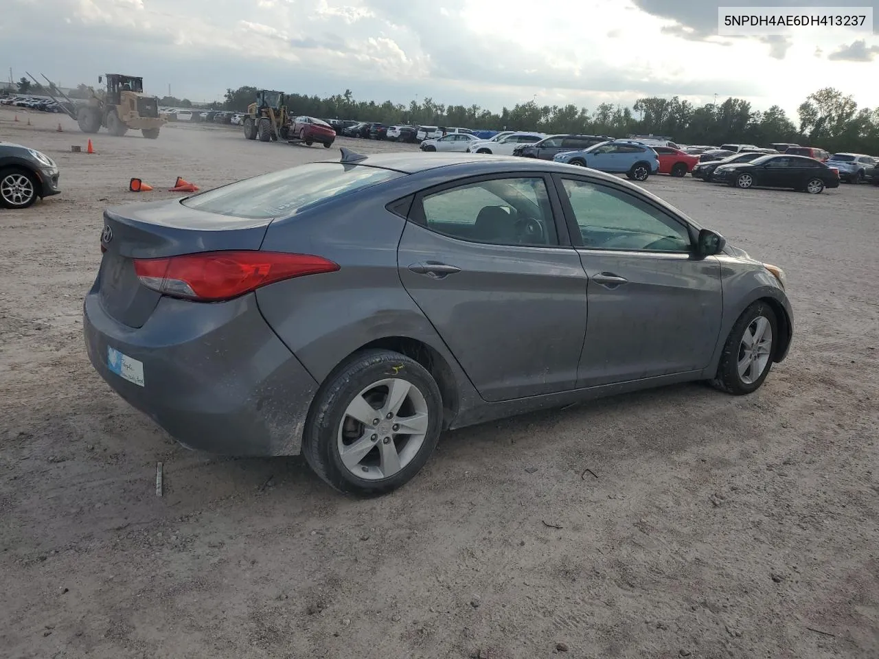 2013 Hyundai Elantra Gls VIN: 5NPDH4AE6DH413237 Lot: 73171034